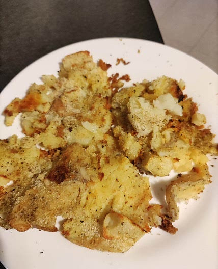Patate schiacciate