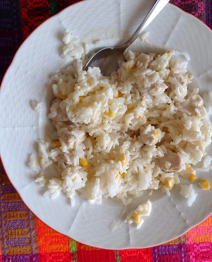 🐔🌽 Corn And Chicken Risotto