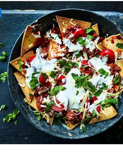 Chilli beef nachos