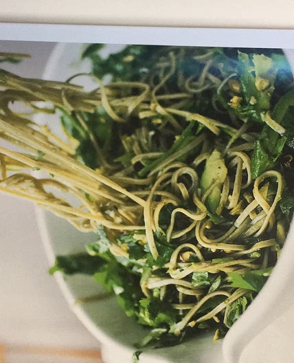 Ottolenghi soba noodles with lime, cardamom and avocado