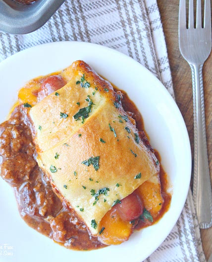 Chili Cheese Dog Bake