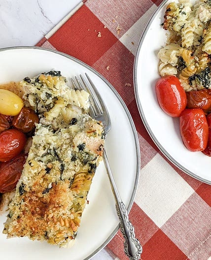 Spinach Artichoke Chicken Casserole