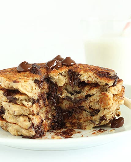 Chocolate Chip Oatmeal Cookie Pancakes 2.0