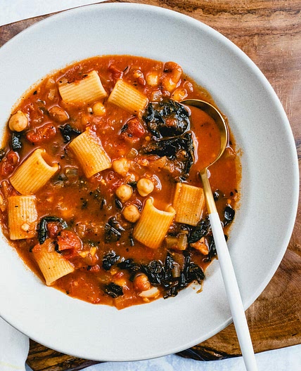 Pasta e Ceci (Italian Chickpea Soup)