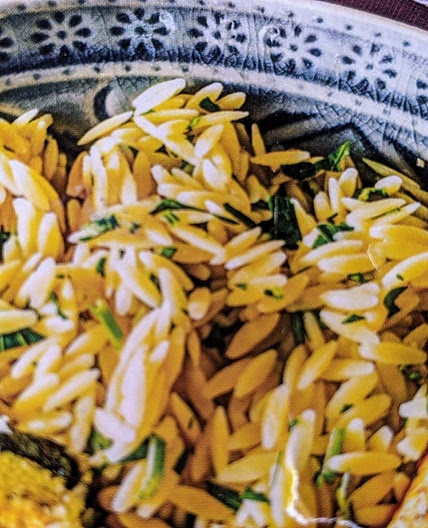 Lemon orzo