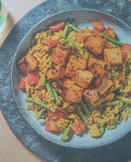 Mango Chutney Glazed Tofu - HF