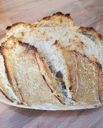 Homemade sourdough bread