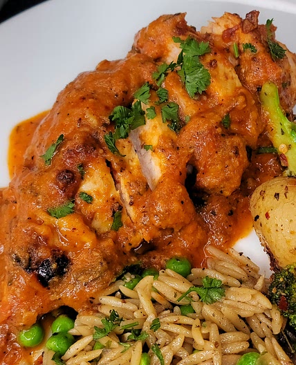 Chicken in Roasted Tomato Sauce