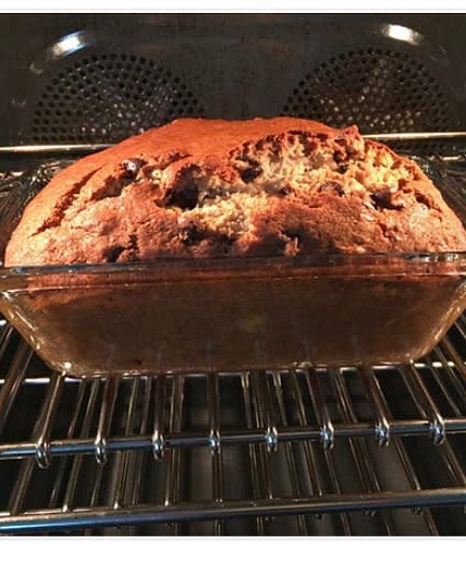 Banana nut chocolate chip walnut bread