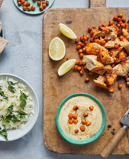 Chicken kebab wraps