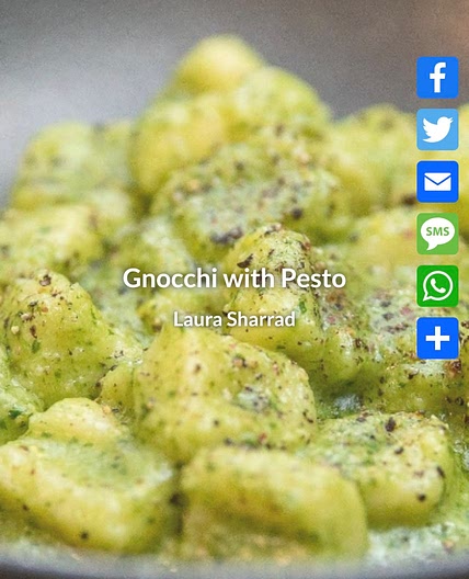 Gnocchi with Pesto