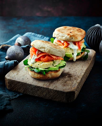 Posh breakfast muffins