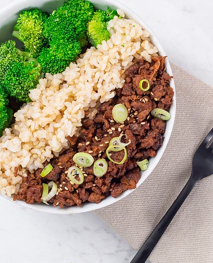 Beyond Beef Broccoli Bowl - Beyond Meat