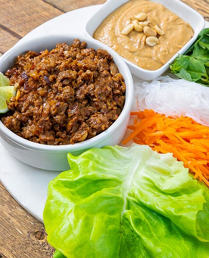 Beyond Beef Lettuce Wraps - Beyond Meat