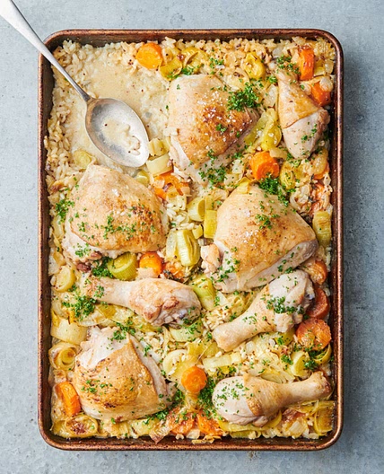 ‘Chicken Risotto’ Tray Bake