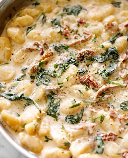Creamy Buttery Tuscan Gnocchi Recipe