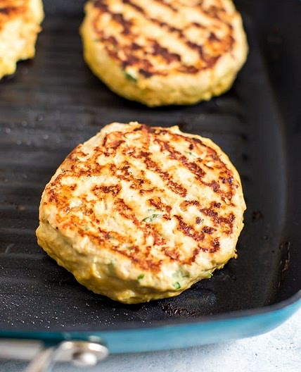 Cilantro Lime Chicken Burgers