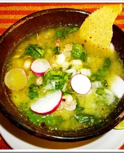 Mexican Green Pozole Soup (Guerrero Style)
