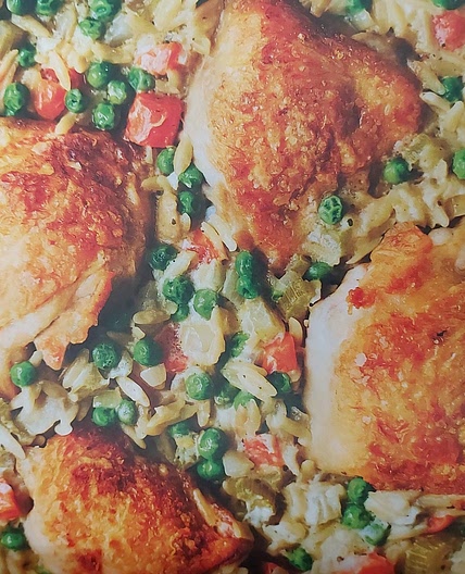 LEMON ORZO CHICKEN