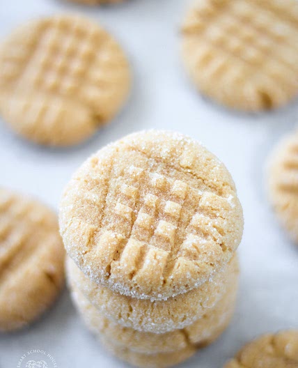 Cake Mix Peanut Butter Cookies- Thick, Soft, and Chewy!