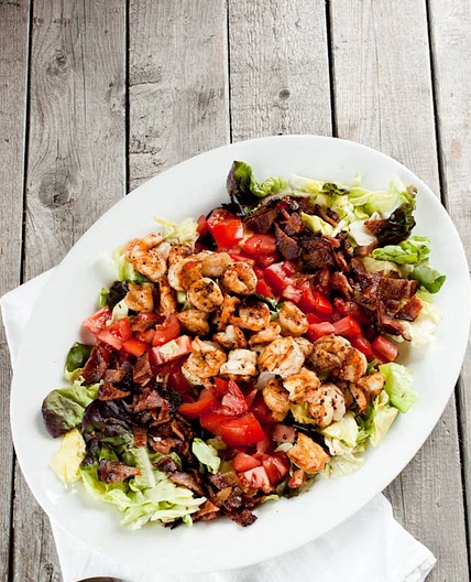 Shrimp BLT Salads