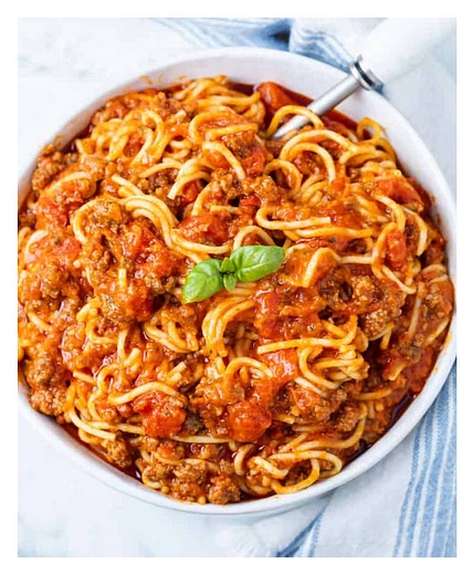 Pressure Cooker Spaghetti