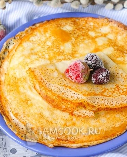 Блины заварные