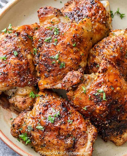 Baked Chicken Thighs