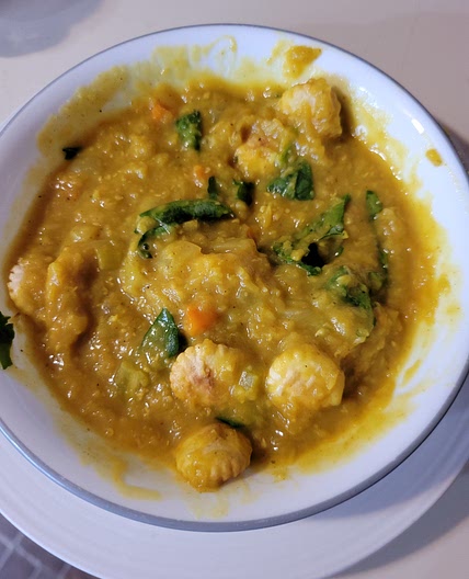 Lentil curry soup