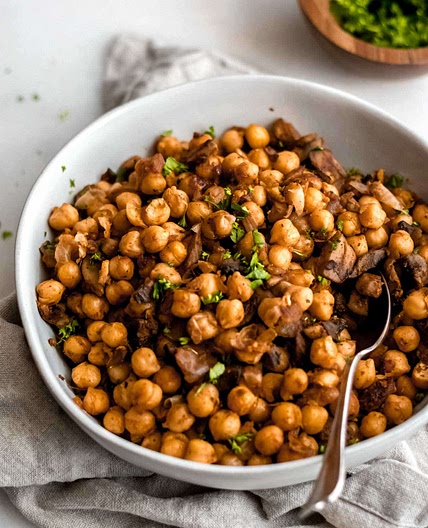 Quick and Easy Spiced Chickpeas
