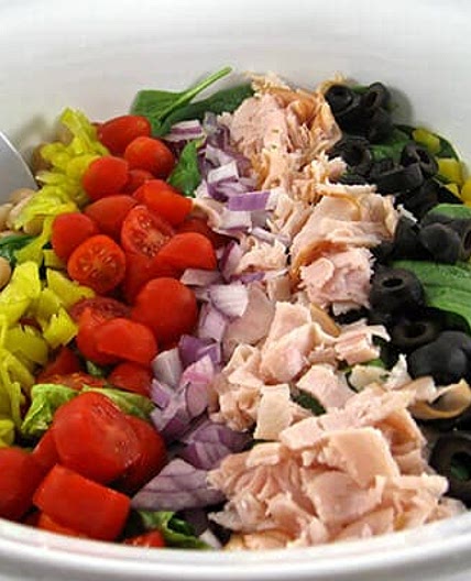 Mediterranean Salad, Skinny and Delicious