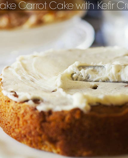 No Bake Carrot Cake with Kefir Cream