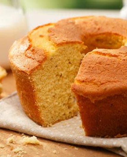 Bolo de fubá vegano