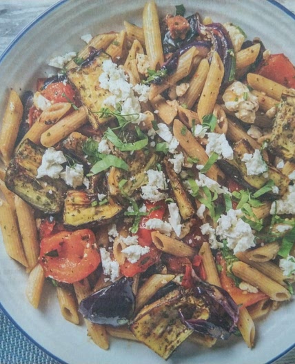 Warm Mediterranean Style Pasta Salad - HF