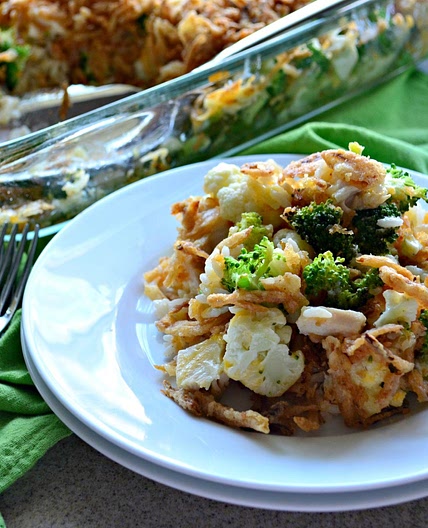 Chicken Rice and Broccoli Casserole