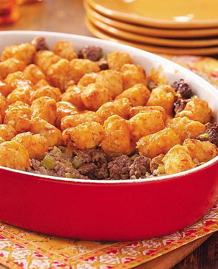 Tater Tot Hot Dish for 2