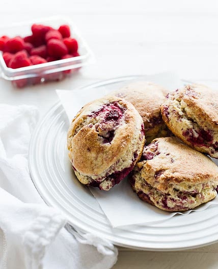 Coconut Raspberry Scones