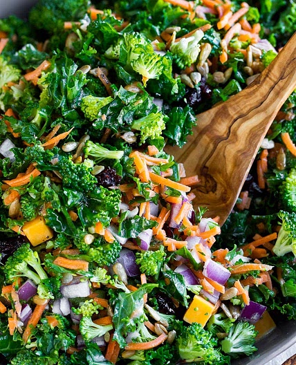 Easy Kale Salad with Fresh Lemon Dressing