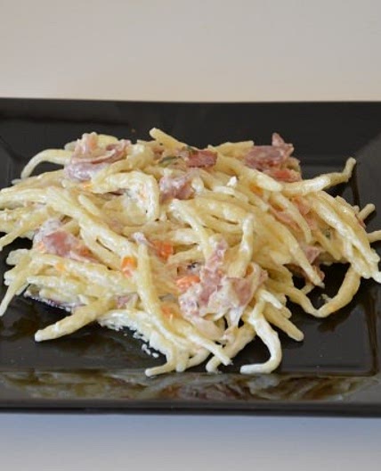 Pasta speck e Philadelphia