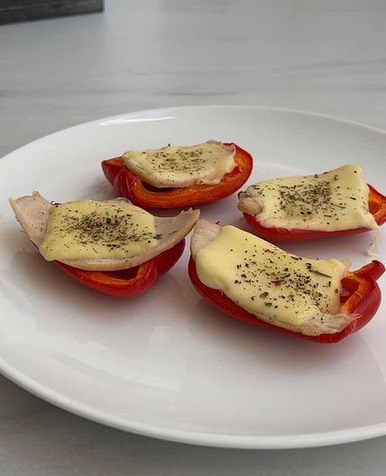 Turkey ham peppers 