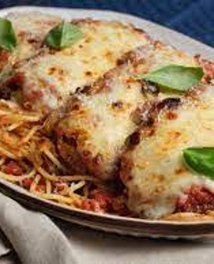GF Chicken Parmesan & Spaghetti Squash (with DF option)