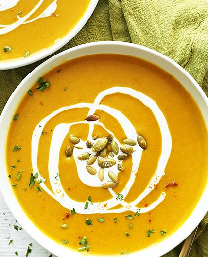 Curried Butternut Squash Soup