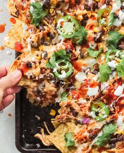 BBQ Chicken Nachos
