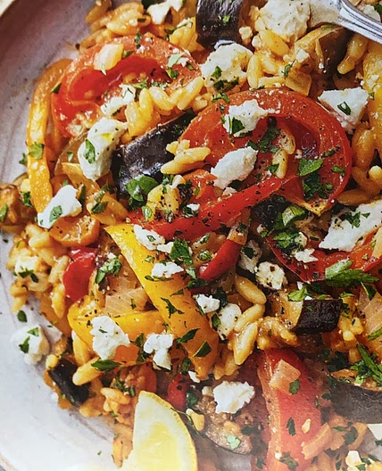 BAKED MEDITERRANEAN ORZO