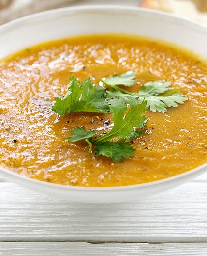 Carrot & coriander soup