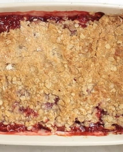 Strawberry Rhubarb Crisp