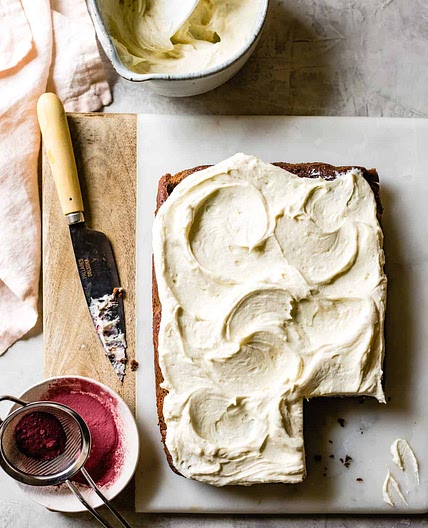 Less-Sweet Cream Cheese Frosting