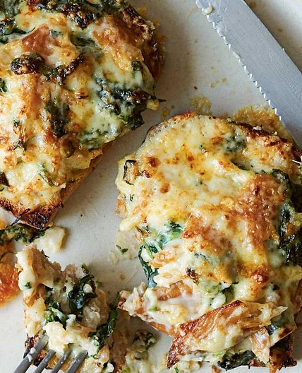 Spinach and Smoked Haddock Rarebit