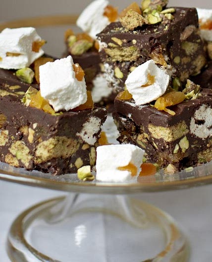 Apricot and Pistachio Tiffin