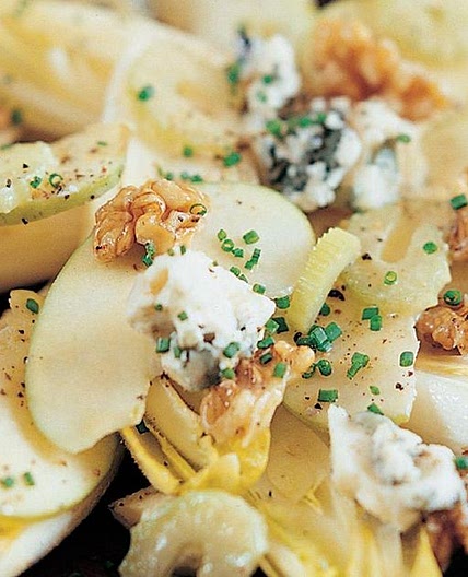 Roquefort, Walnut and Chicory Salad